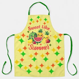 Tablier de cuisine mignon et kawaii aux fruits dou