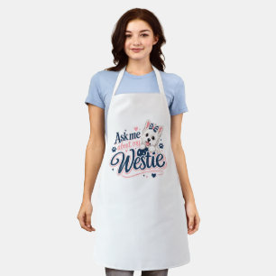 Tablier de cuisine mignon pour West Highland White