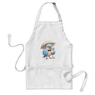 Tablier de cuisine Papa Oiseau Cadeau Papa Chef