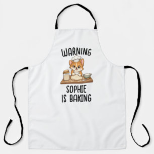 Tablier de Cuisine Personnalisé Cuisinier Mignon