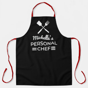 Tablier de cuisine personnalisé pour chef - Cadeau