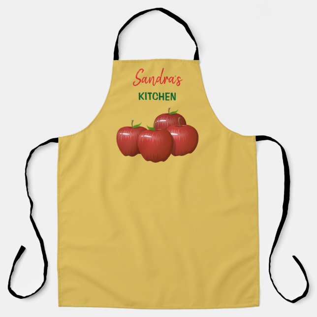 Tablier de cuisine personnalisé sur le thème de la (Recto)