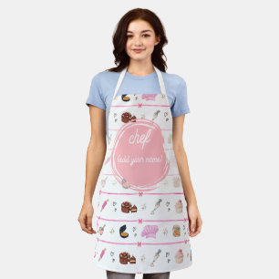 Tablier de cuisine Pink Chef Cuisine de pâtisser