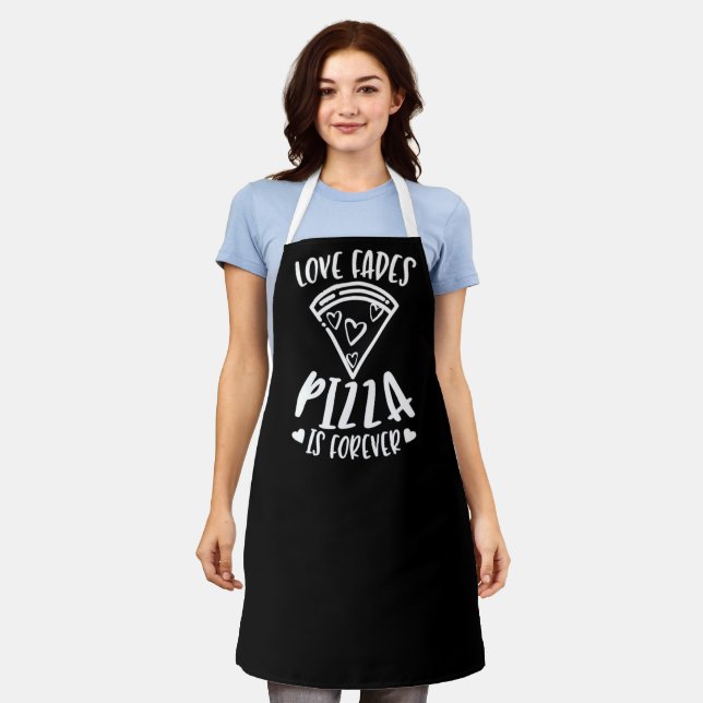 TABLIER DE CUISINE PIZZA POUR TOUJOURS  (Porté)