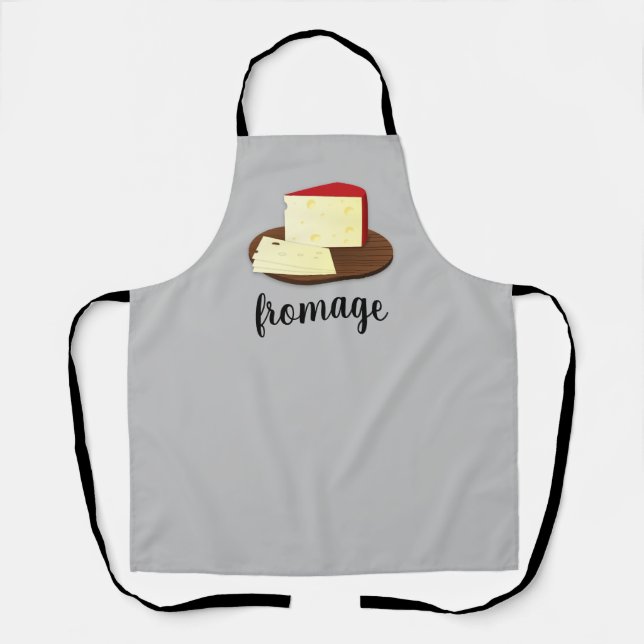 Tablier de cuisine pour amateur de fromage (Recto)