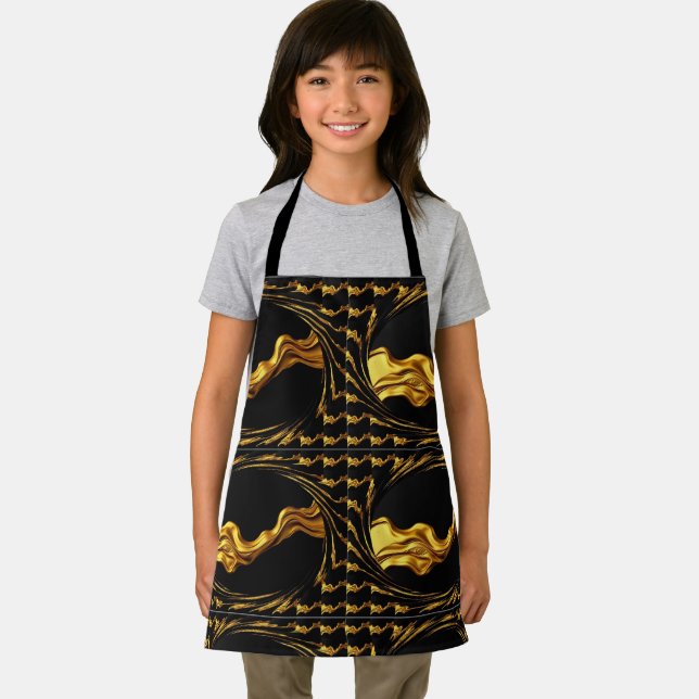 Tablier de cuisine pour enfants monochrome opulent (Insitu)