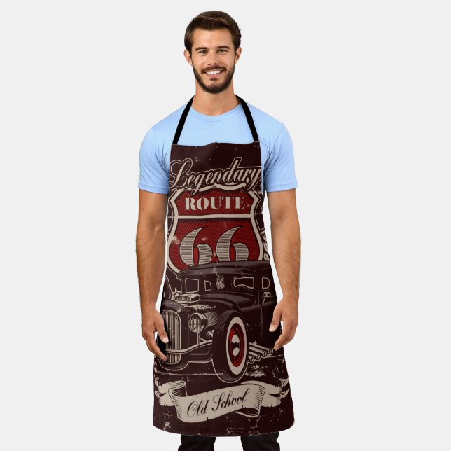 Tablier de cuisine pour hommes (Porté)