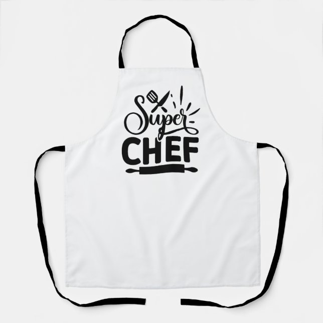 Tablier de cuisine Super Chef avec outils (Recto)
