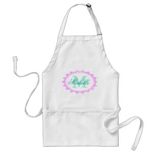 Tablier de cuisson monogramme personnalisé pour fe