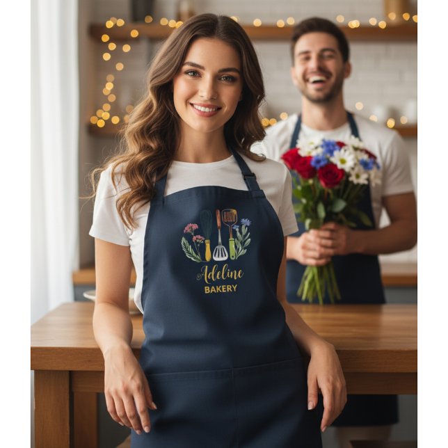 Tablier de cuisson personnalisé pour femmes et hom (Personalized Baking Apron for Women & Men)