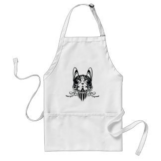 tablier de dessin de chiot chien de chien
