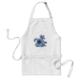 Tablier de dragon à ailes par bleu
