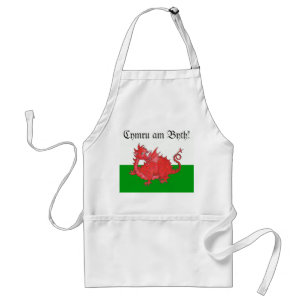 Tablier de dragon rouge gallois sur mesure