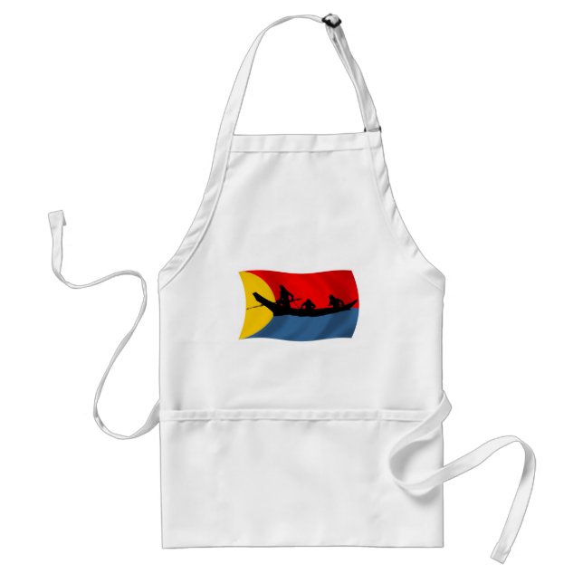 Tablier de drapeau de la tribu Clatsop (Devant)