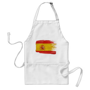 Tablier de drapeau de l'Espagne