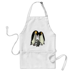 Tablier de famille de pingouin