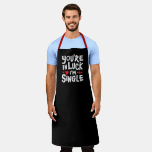 Tablier de fête BBQ drôle Vous avez de la chance