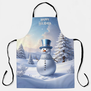 Tablier de fête de l'arbre de Noël Bonhomme de nei