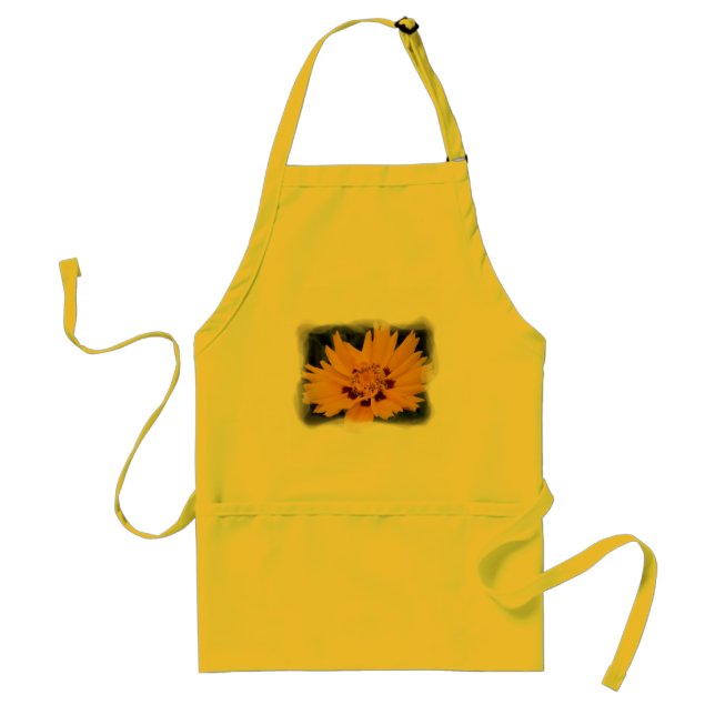 tablier de fleurs jaunes (Devant)
