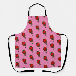 tablier de fraise au chocolat
