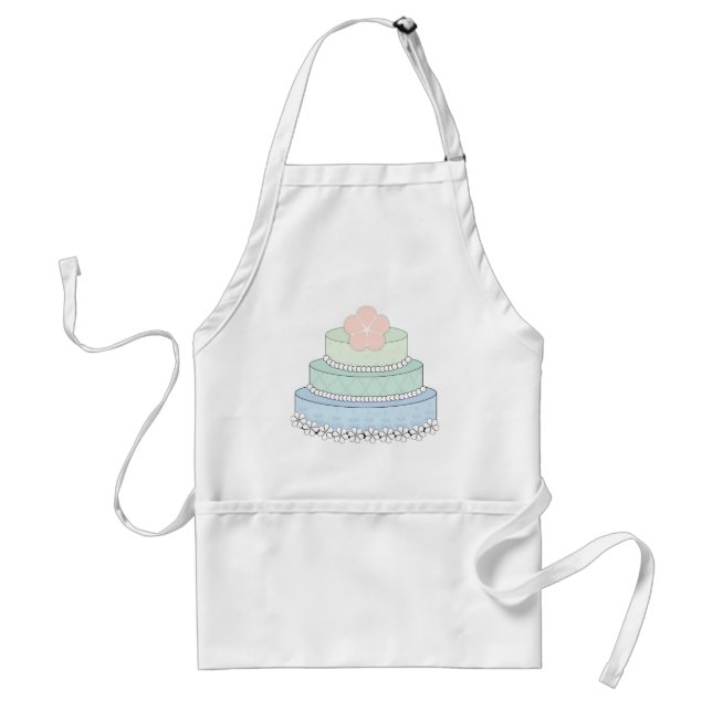 Tablier de gâteau de mariage (Devant)