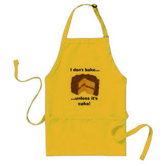 Tablier de gâteau jaune