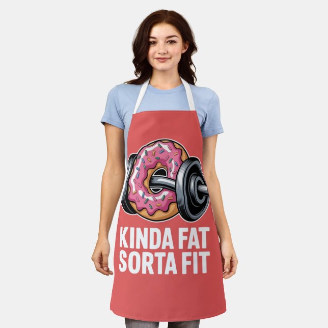 Tablier de gym Kinda Fat Sorta Fit (Porté)