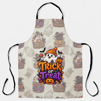 Tablier de Halloween fantôme mignon pour la fête o