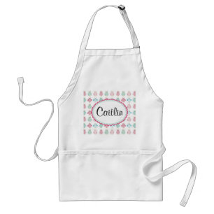 Tablier de hibou de collection de tarte de bonbon