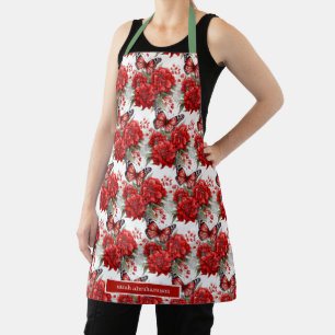 Tablier de Jardinage Fleur de Jardin Papillon Flor