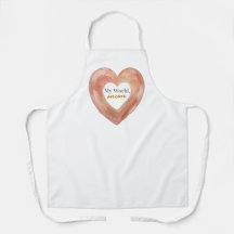 Tablier de la fête des mères chic minimaliste