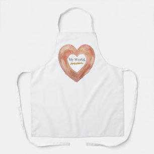 Tablier de la fête des mères chic minimaliste