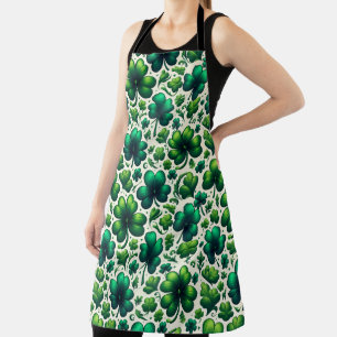 Tablier de la Saint-Patrick Lucky Shamrock