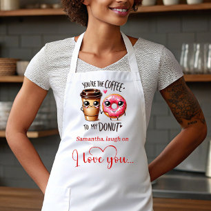 Tablier de la Saint-Valentin Nourriture Drôle Cade