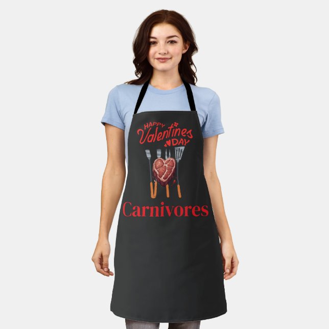Tablier de la Saint-Valentin pour carnivore (Porté)