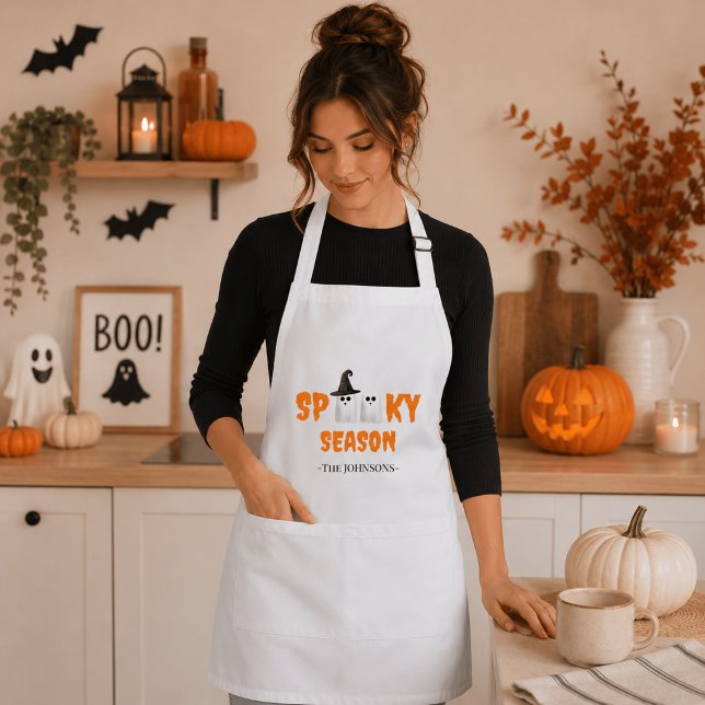 Tablier de la Saison Effrayante – Cadeau de Cuisin (Créateur téléchargé)