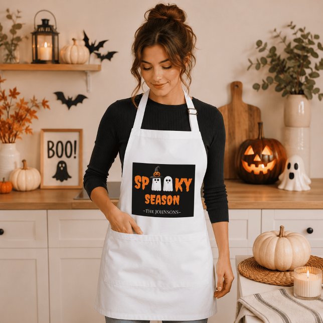 Tablier de la Saison Effrayante – Cadeau de Cuisin (Créateur téléchargé)