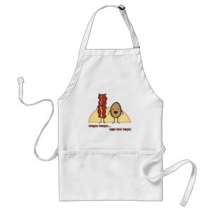 Tablier de lard et d'oeufs