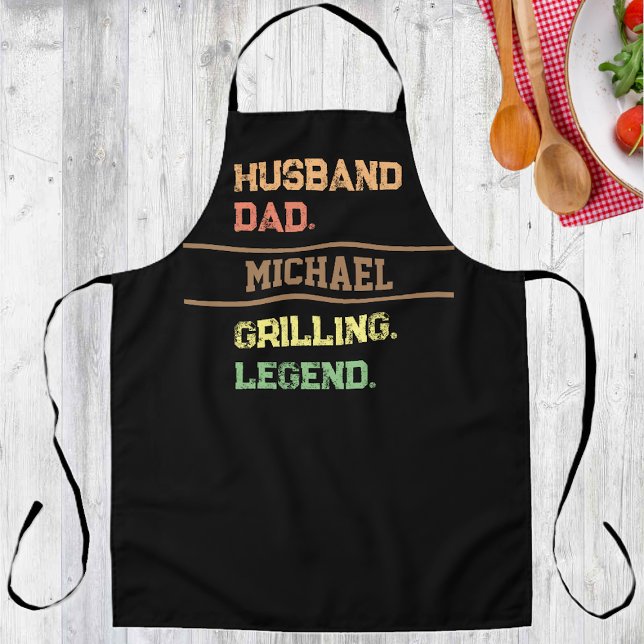Tablier de légende de grillage (Dad Apron)