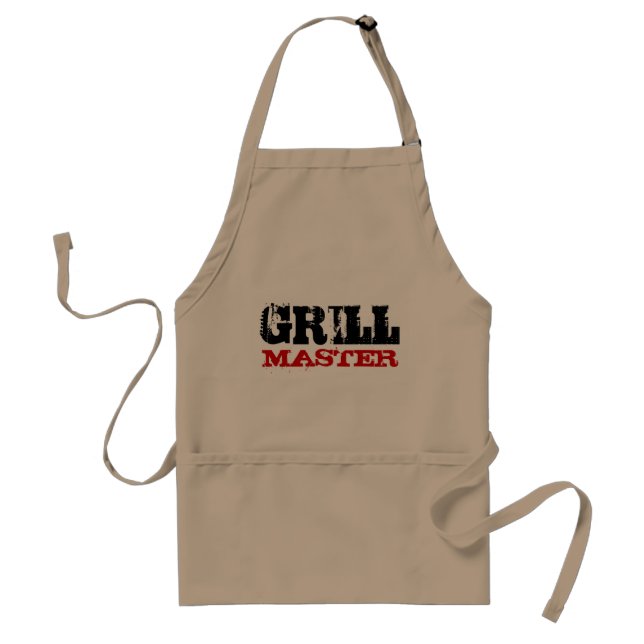 Tablier de maître de grill | beige (Devant)