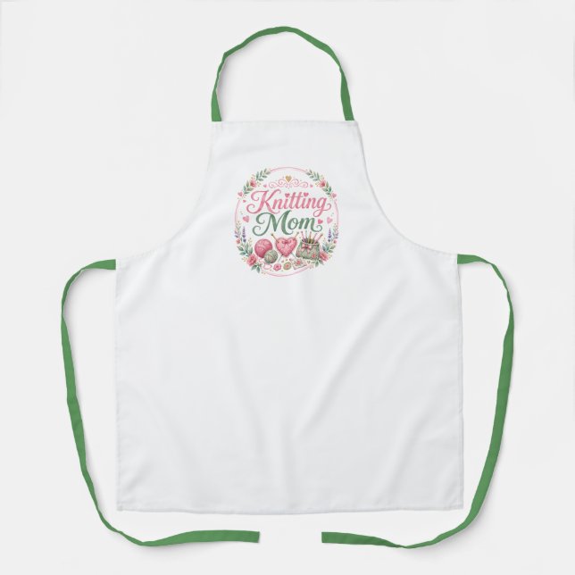 Tablier de maman tricotant (Recto)