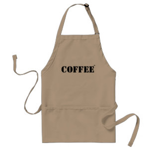 Tablier de marque de café