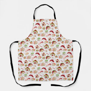 Tablier de Motif de sushi imprimé