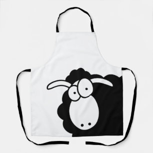 tablier de mouton noir