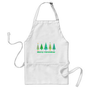 Tablier de Noël de sapins