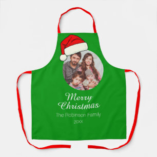 tablier de noël modèle photo