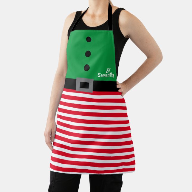 Tablier de Noël personnalisé pour lutin (Insitu)
