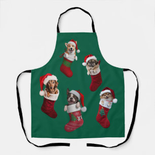 Tablier de Noël Petit Chien