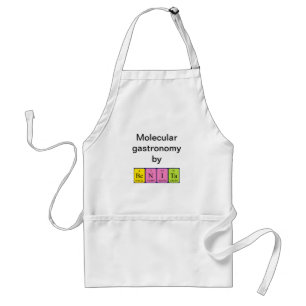 Tablier de nom de table périodique Benita