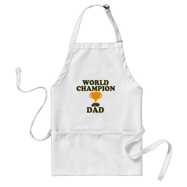 Tablier de papa de champion du monde (Devant)